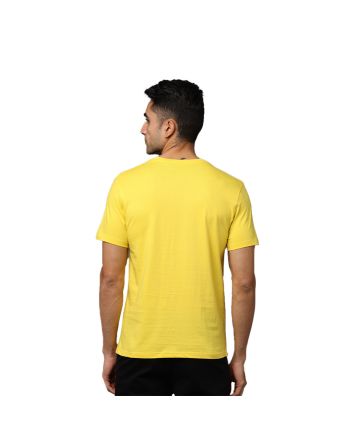 Men's Round Neck A1 T- Shirt - Yellow