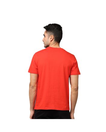 Men's Round Neck A1 T- Shirt - Red