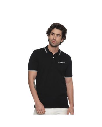 Allen Solly Polo T-shirt Men- Black