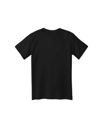 Kid's Christmas Round Neck T-shirt - Black