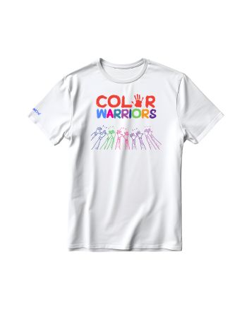 Color Warriors Pima Round Neck T-Shirt - White