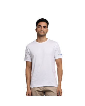 Men's Round Neck A1 T- Shirt - White