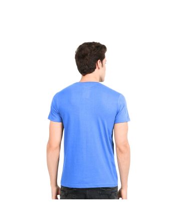 Christmas Round Neck T-shirt - Light Blue