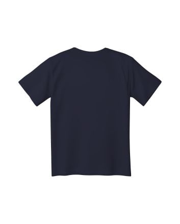 Bold Vibes Only Unisex Round Neck T-Shirt - Navy Blue