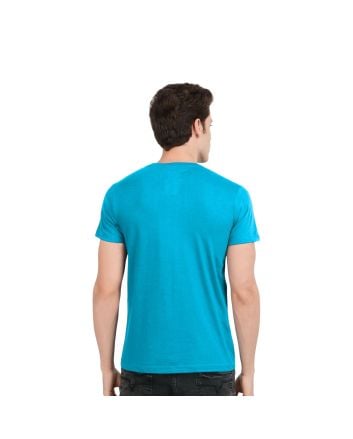 Christmas Round Neck T-shirt - Petrol Blue