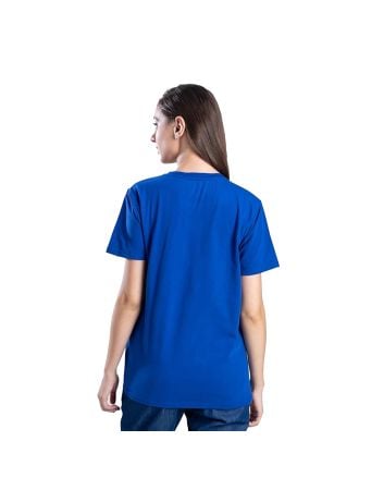 Women's Round Neck A1 T- Shirt - Royal Blue